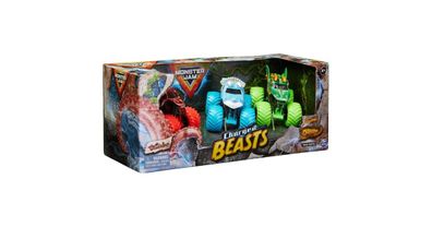 Spin Master Monster Jam Charged Beasts 3er-Pack, Spielfahrzeug