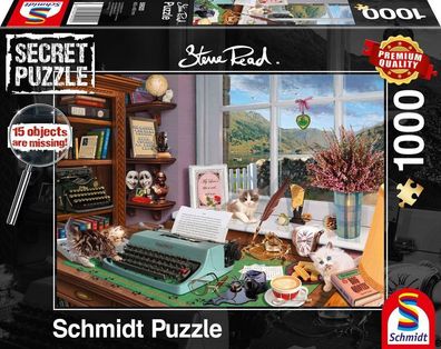 Schmidt Spiele Puzzle Steve Read: Am Schreibtisch (Secret Puzz