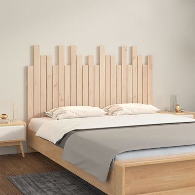 vidaXL Wand-Kopfteil 140x3x80 cm Massivholz Kiefer