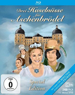 Drei Haselnüsse für Aschenbrödel (BR+DVD) SE Min: 84/DD/WS S