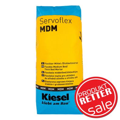AKTION - Kiesel Servoflex MDM Mittel/Dickbettmörtel 20kg