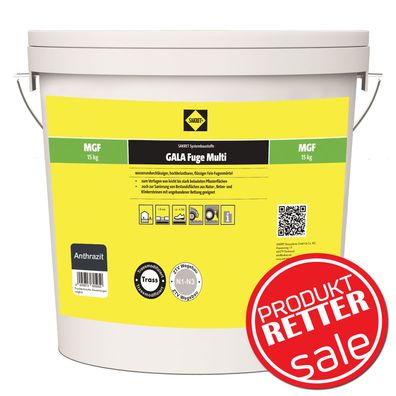 AKTION - SAKRET Fugenmörtel Gala Fuge Multi MGF Anthrazit 15kg