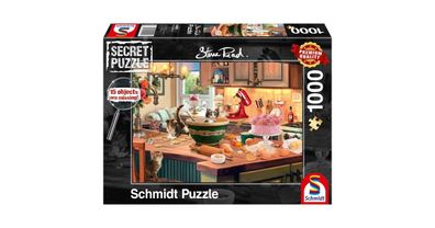 Schmidt Spiele Puzzle Steve Read: Am Küchentisch (Secret Puzzl
