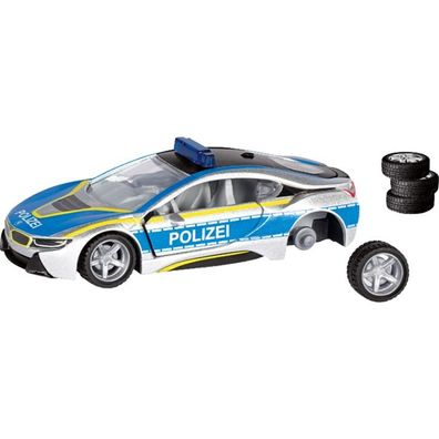SUPER BMW i8 Polizei (silber/blau) - SIKU 2303 - (Spielzeug
