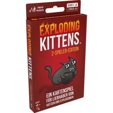 Exploding Kittens - 2-Spieler-Edition - Asmodee EXKD0019 - (Sp