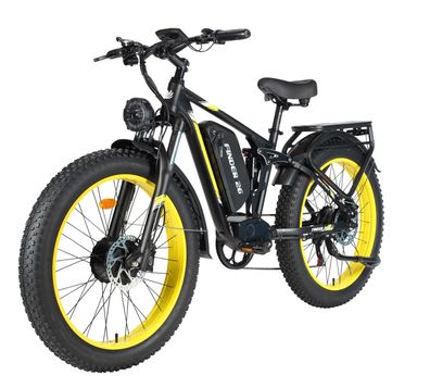 52 V 25 Ah Elektrofahrrad 20" * 4.0 Reifen E-bike Doppelmotoren Shimano 7-speed
