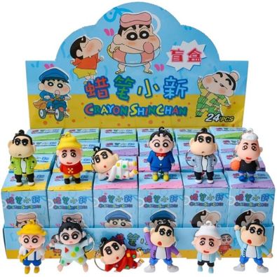 Shin-Chan Blind Box - Schlüsselanhänger mit Metallring