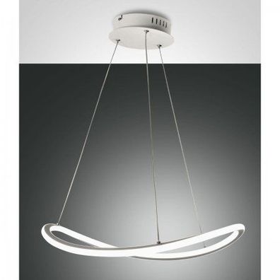 Fabas Luce 3711-41-102 LED Pendelleuchte Tirreno weiß 50cm 3000K