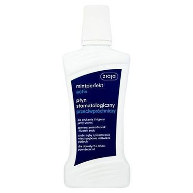 Ziaja Mintperfekt Aktiv Mundspuelung Karies-Schutz 500 ml