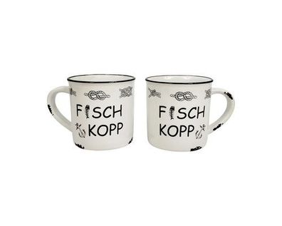 Fischkopf Becher