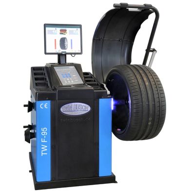 Twin Busch ® Profi autom. Wuchtmaschine Reifenwuchtmaschine - TWF-95