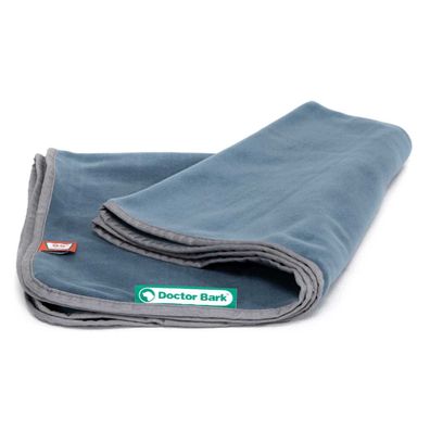 Kuscheldecken ( Farbe: blaugrau | Größe: M ) von Doctor Bark