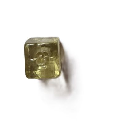 Glas-Perle "Würfel" - helloliv - 12 x 12 x 12 mm