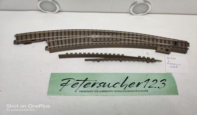 Trix / Viessmann H0 62711 / 4586 Weiche Links 236,1 mm / 12,1°/ Antrieb + Decoder