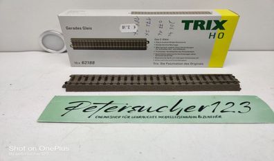 Trix H0 1 x gerades Gleis 62188 / Länge 188,3 mm / OVP