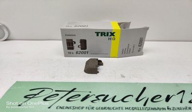 Trix H0 62001 / 1 x Gleisende / Gleisböschungs-Endstück Länge 16,5 mm / OVP