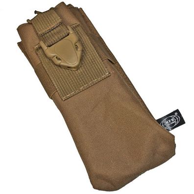 MFH Funkgerätetasche "MOLLE" Gürteltasche 9 x 20 x 5 cm coyote tan