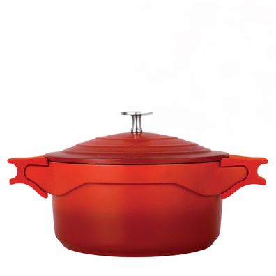Kasan ROM 7,5 L Gulaschtopf Kochtopf Aluguss antihaft Ø 28 cm