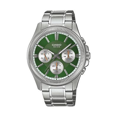 Casio Uhr Herren MTP-1375PD-3AVEF Quarz, Grün