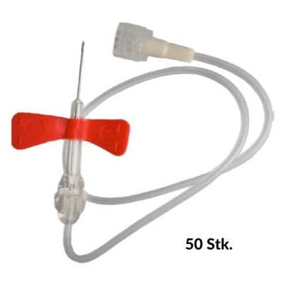 Schmetterlingskanüle Venofix Safety 25G 0,50 x 19 mm orange (50 Stk.)