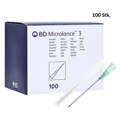 Dünnwandkanüle Microlance 21G x 1 1/2grün (100 Stk.)
