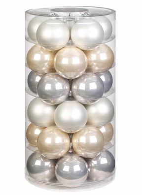 Weihnachtskugeln 30 Stk 6cm A Winters Tale