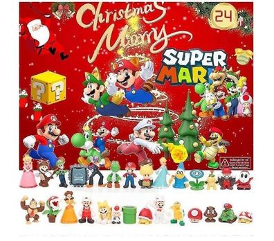 Super Mario-Spielthema,24-Tage-Adventskalender, lindbox für Kinder