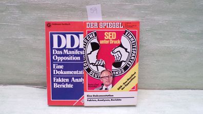 Der Spiegel SED unter Druck TB & Schuber Goldmann 3/78