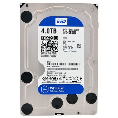 WD40EZRZ Blue 4TB Interne Festplatte (8,9 cm (3,5 Zoll)), SATA 6 Gb/s