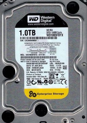 Western Digital WD1003FBYX 1TB SATA 3,5"