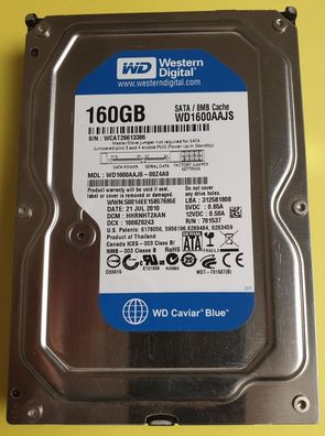 Western Digital WD1600AAJS 160GB SATA2 3,5"