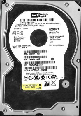 Western Digital WD2000JS 200GB SATA-II 3,5"