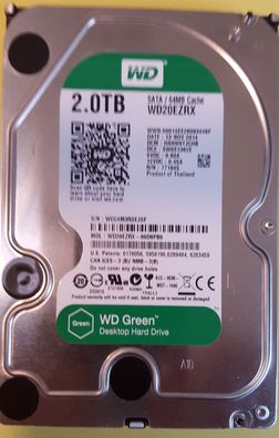 Western Digital WD20EZRZ 2TB 3.5" SATA HDD