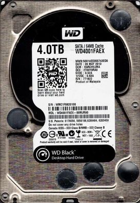 Western Digital WD4001FAEX 4TB SATA 3,5"