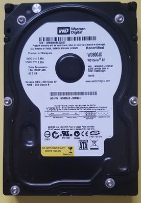 Western Digital WD800JD 80GB SATA-II 3,5"