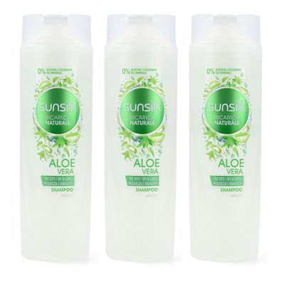 Sunsilk Aloe vera Shampoo für alle Haartypen 3 x 250 ml