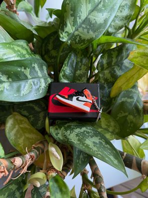 AJ1 Retro Shattered Backboard Mini Sneaker Schlüsselanhänger 3D Keychain Schuh