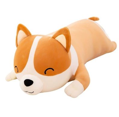 60/80cm Corgi Hund grober Riese Squishmallow Pluschtier Spielzeug Kuscheltier Kissen