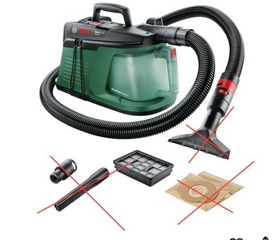 Bosch EasyVac 3 Kompakt-Staubsauger, 700 W, grün