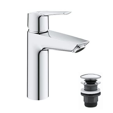Grohe Quickfix Start Badarmatur, Einhebel-Waschtischbatterie, DN 15, M-Size, Chrom, i