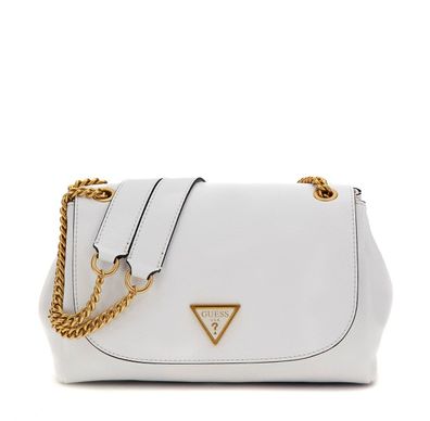GUESS Cosette Convertible Xbody Flap Damen Schultertasche - Farben: white
