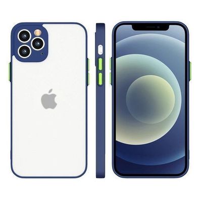Xiaomi Redmi 9T Huelle - Flexibles und Halbtransparentes Silikon-Case in Marinebl