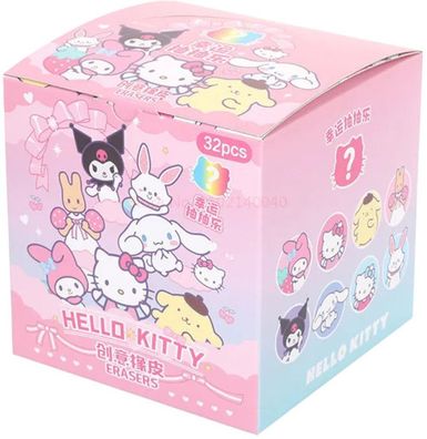 Sanrio Radiergummi Set - 32 Figuren - Party Box
