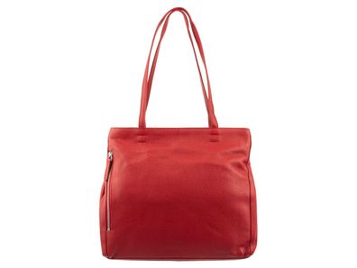 Prato Damen LM Asif Tragetasche Handtasche geprägtes Rindleder 31 x 28