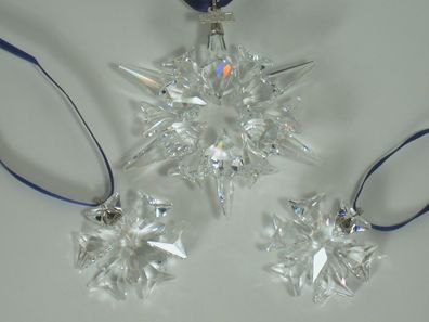 Swarovski Weihnachtsset Sterne 2007 Christmas Set 903409 AP2007