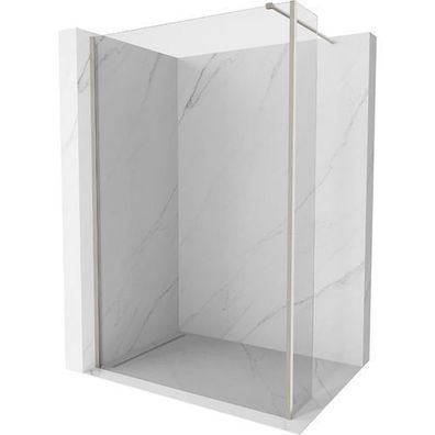 Mexen Kioto Walk-In Duschwand, 180x30cm Nickel