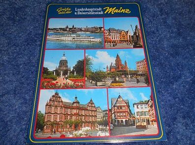 5001 / Ansichtskarte -Grüße aus der Landeshauptstadt Mainz