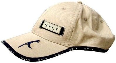 Baseball Cap beige & Sylt Insel
