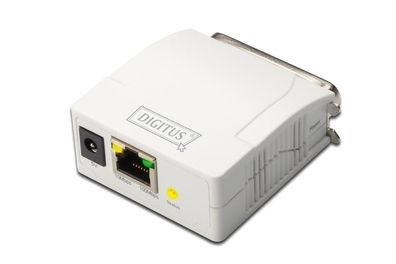 Digitus Fast Ethernet Printserver, parallel, weiá