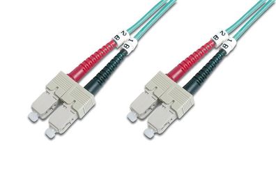 Digitus DK-2522-01/3 LWL Patchkabel, SC-Duplex - SC-Duplex, OM3, 1,0 m